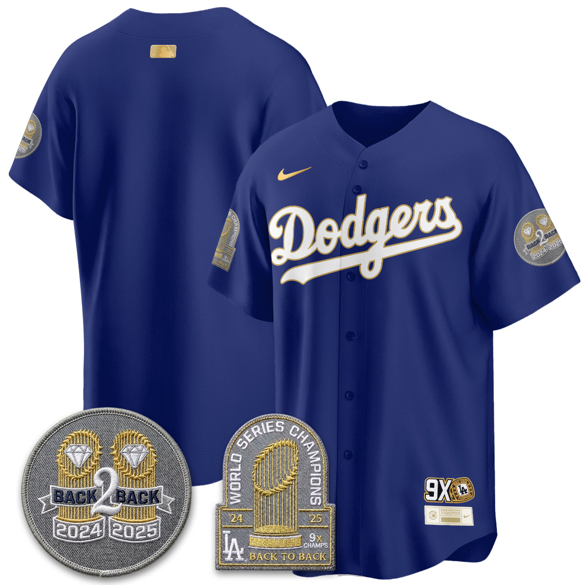 LAD Vapor Limited Men Jersey - Back to Back Champion - All Stitched