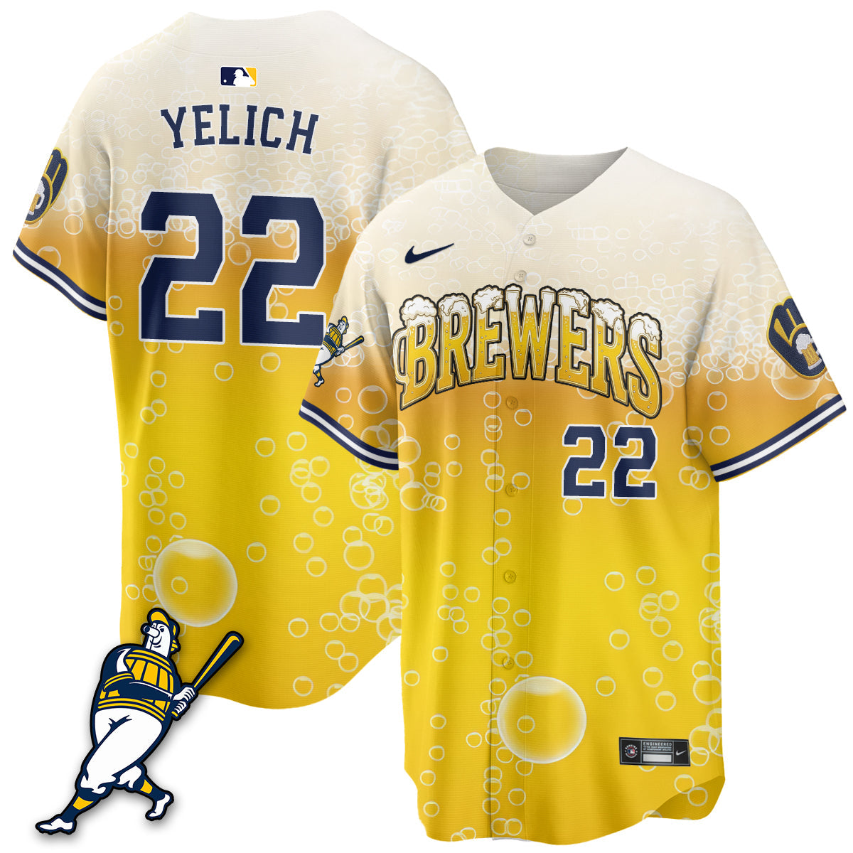 MIL "Pitcher & Pint" Edition Vapor Limited Jersey - Stitched (2)