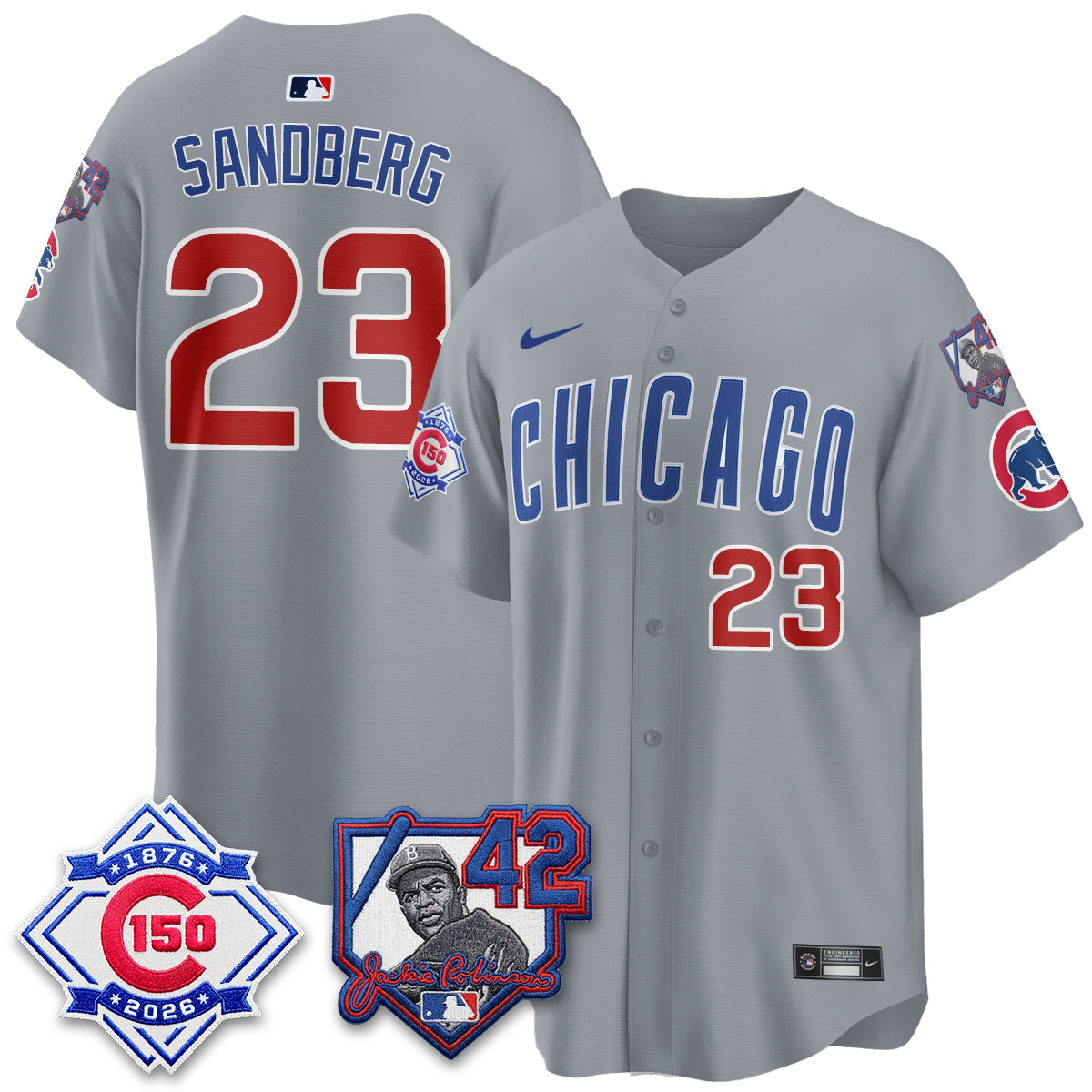 CHC 150th Anniversary & Jackie Robinson Day Patch Vapor Premier Limited Jersey - All Stitched