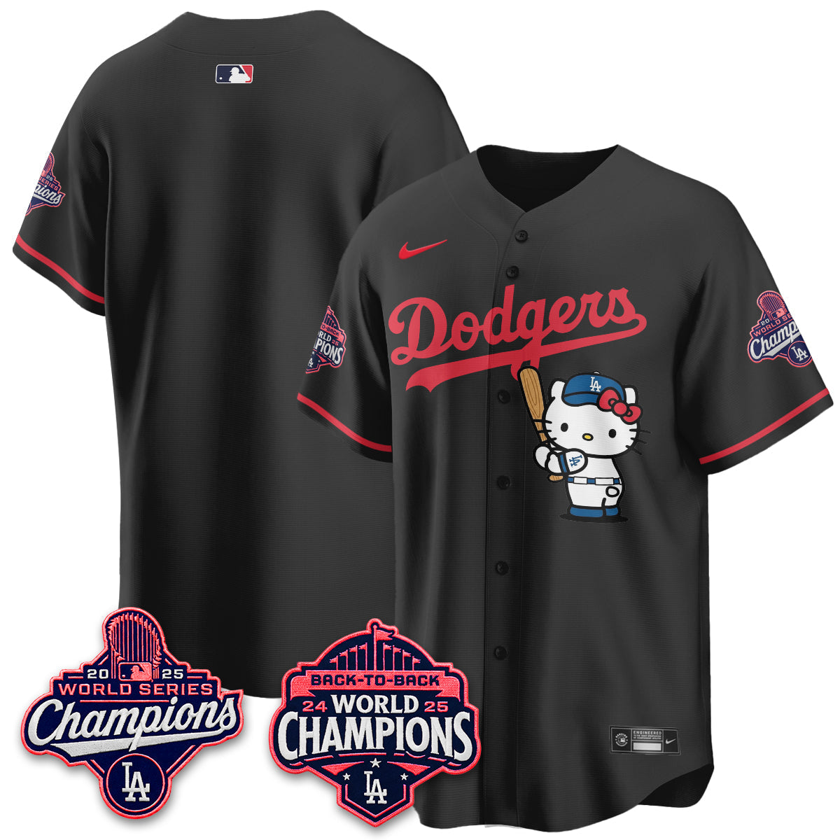 LAD x Meow KT Night 2026 Pink Edition Jersey - Stitched