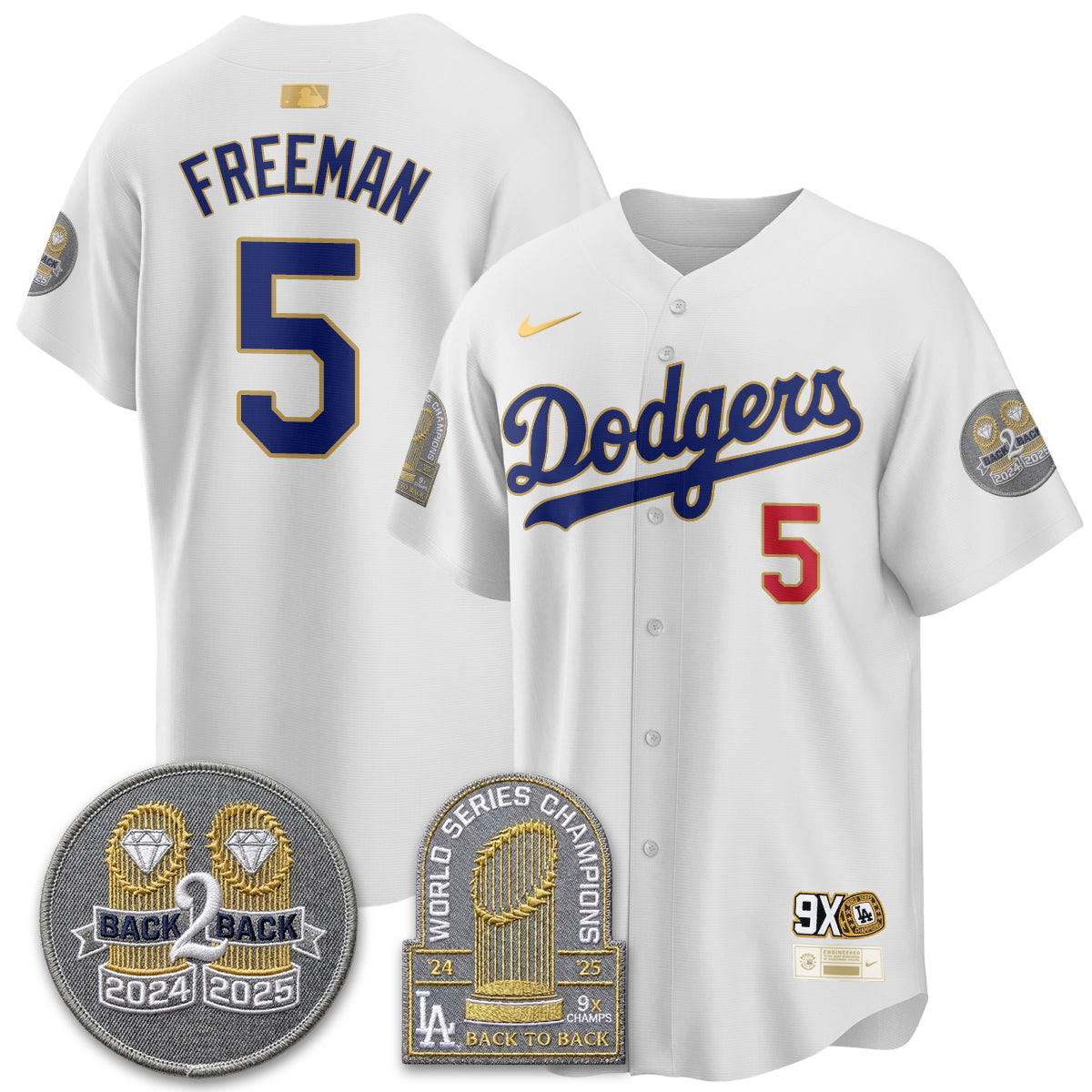 LAD Vapor Limited Men Jersey - Back to Back Champion - All Stitched