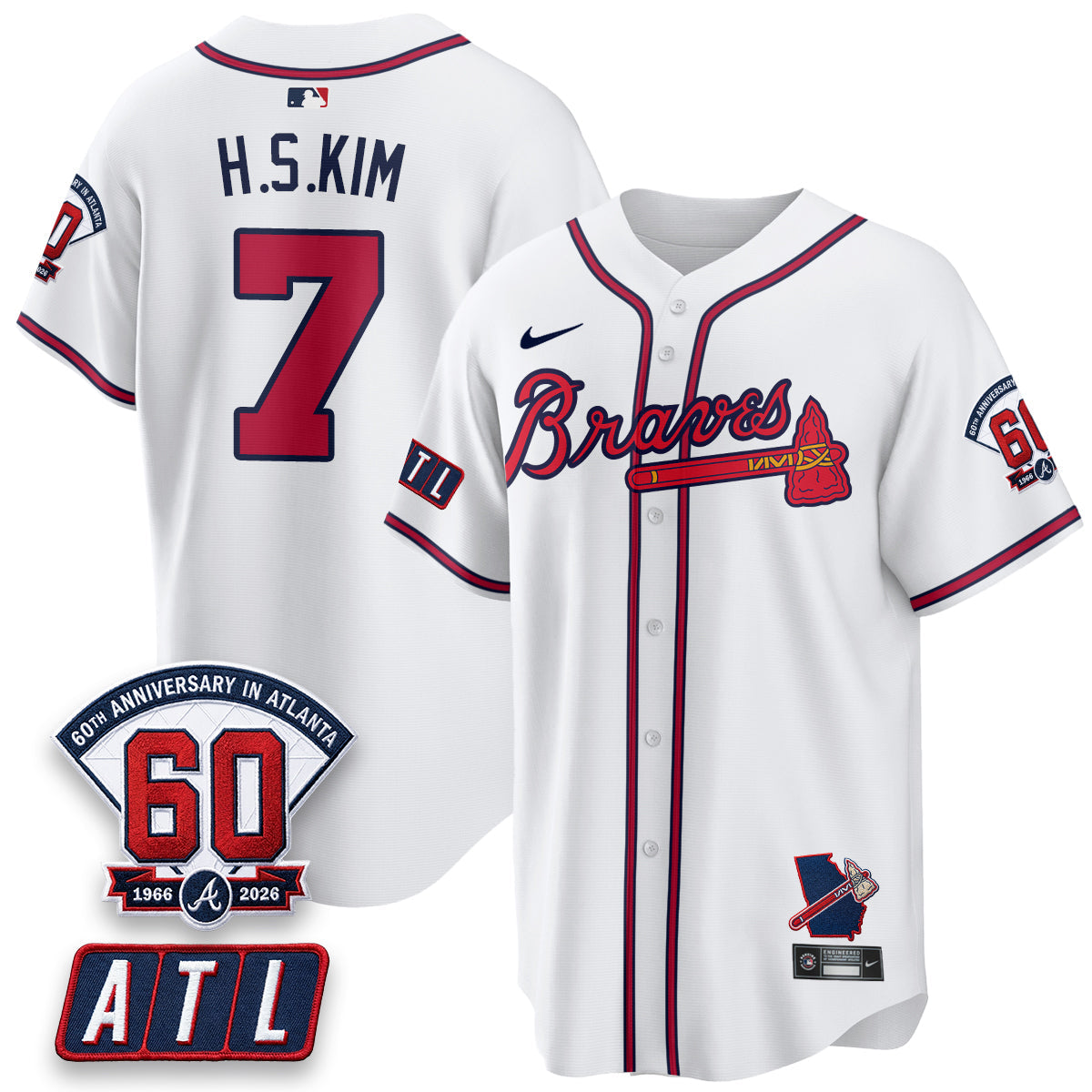 ATL 2026 60th Anniversary Vapor Limited Jersey - All Stitched