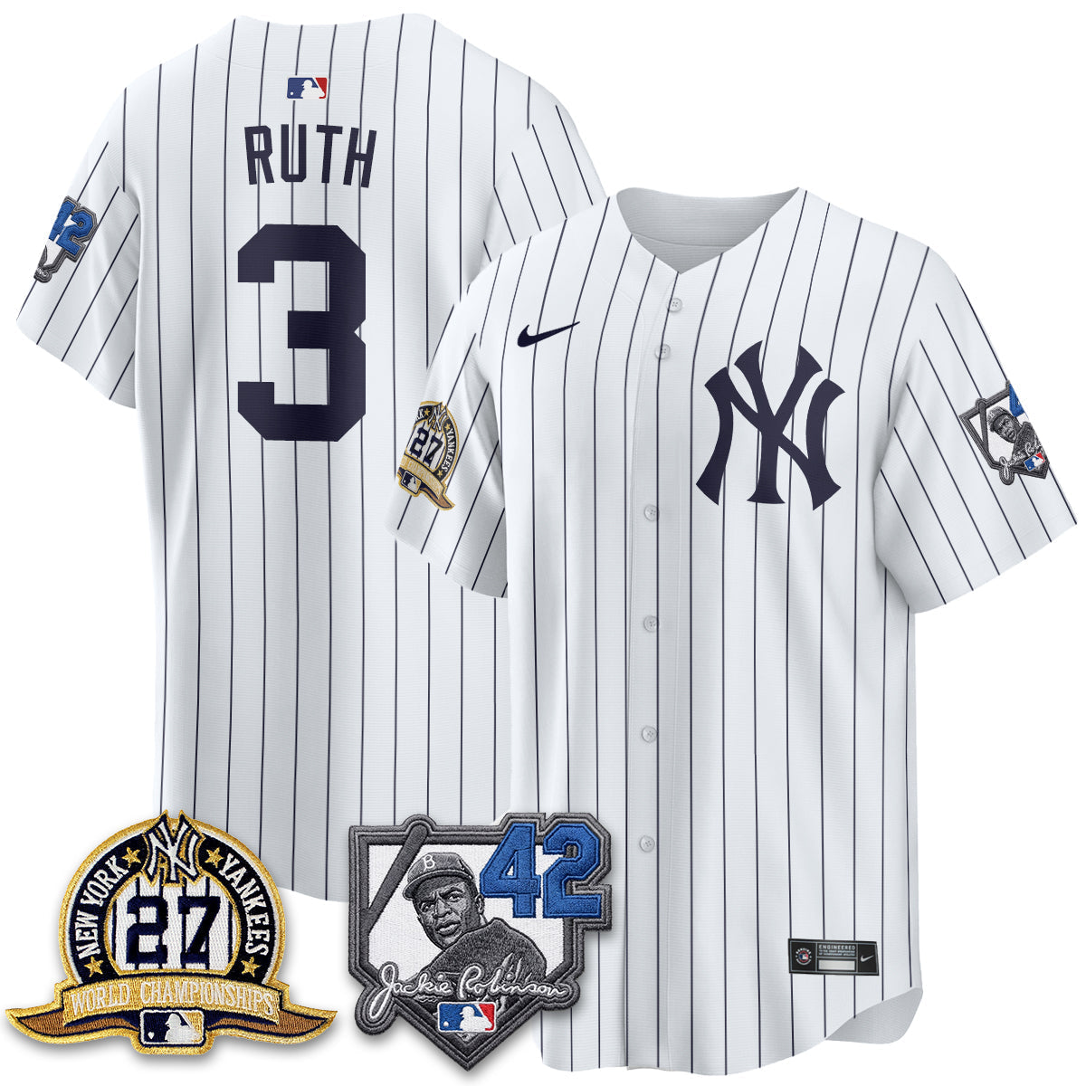 NYY 2026 Jackie Robinson Day Vapor Limited Jersey - All Stitched