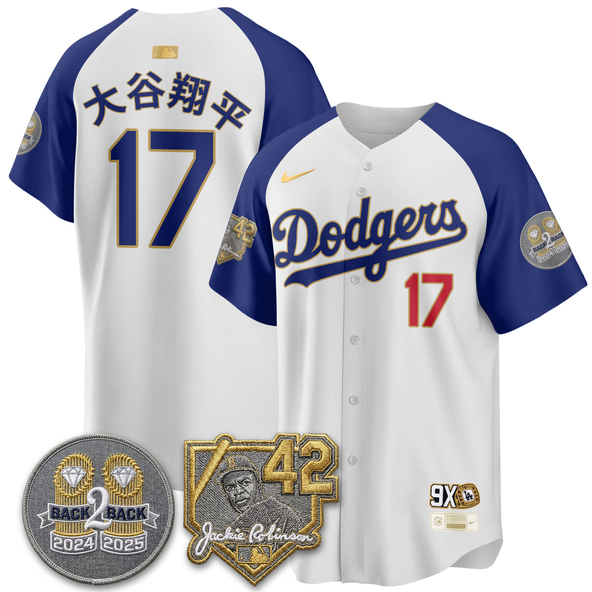 LAD -  2026 Jackie Robinson Day Vapor Limited Jersey - All Stitched
