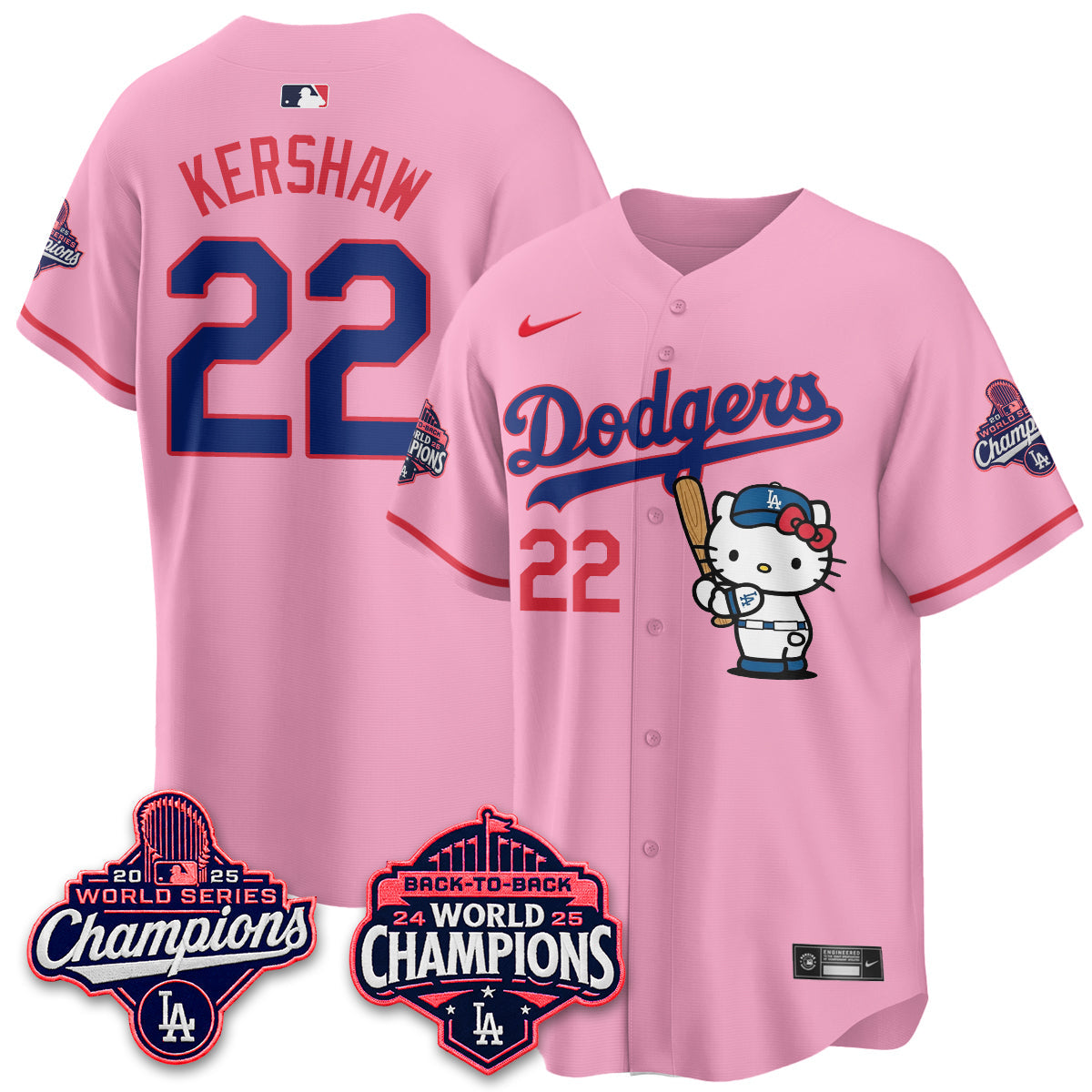 LAD x Meow KT Night 2026 Pink Edition Jersey - Stitched
