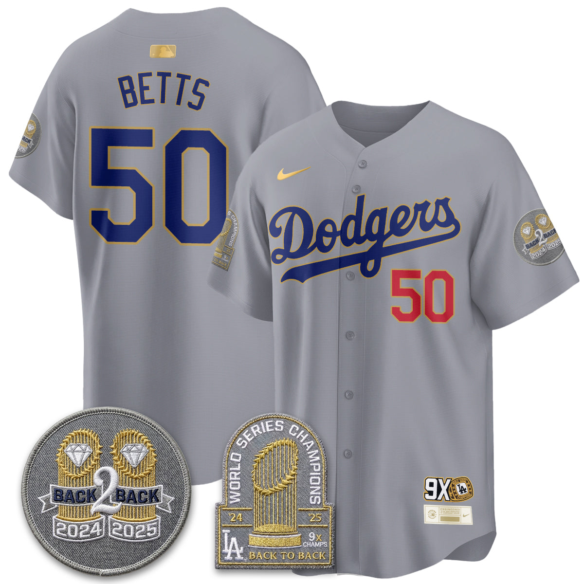 LAD Vapor Limited Men Jersey - Back to Back Champion - All Stitched
