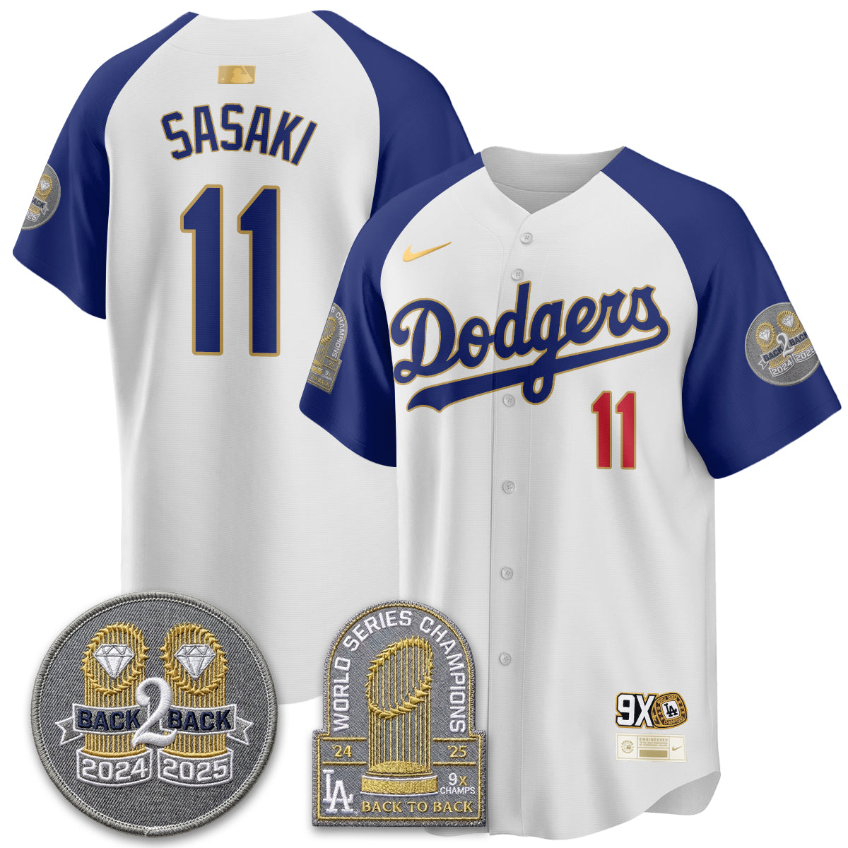 LAD Vapor Limited Men Jersey - Back to Back Champion - All Stitched
