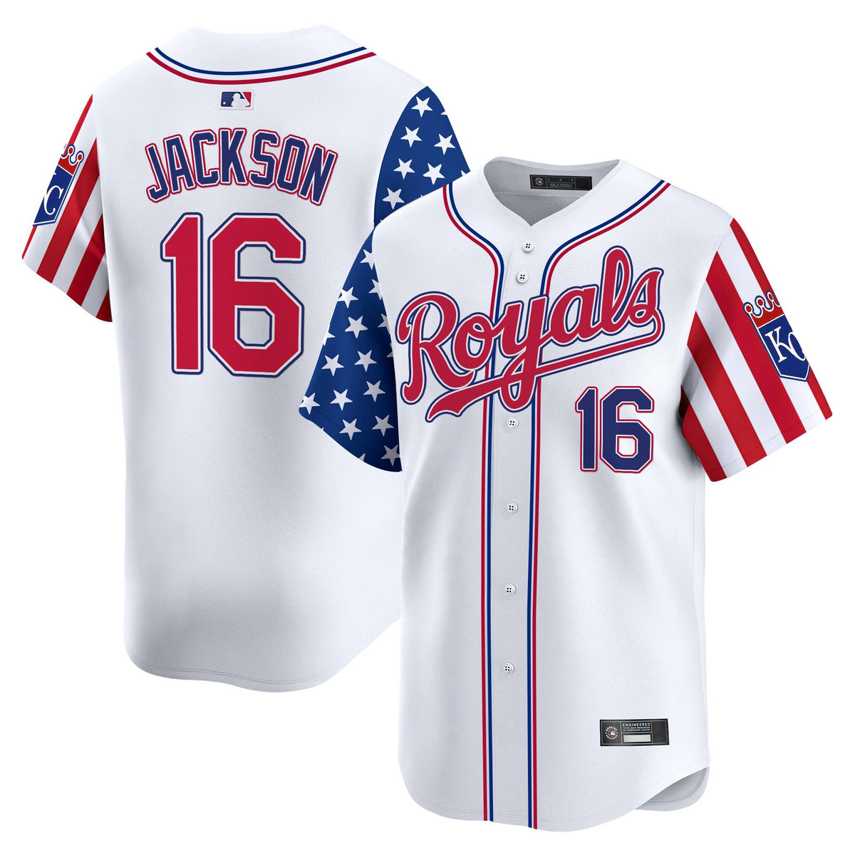 Men's Kansas City Royals 2025 Independence Day Vapor Premier Limited Jersey - All Stitched