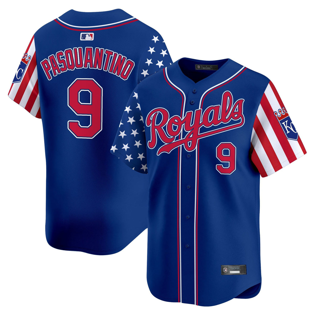 Men's Kansas City Royals 2025 Independence Day Vapor Premier Limited Jersey - All Stitched