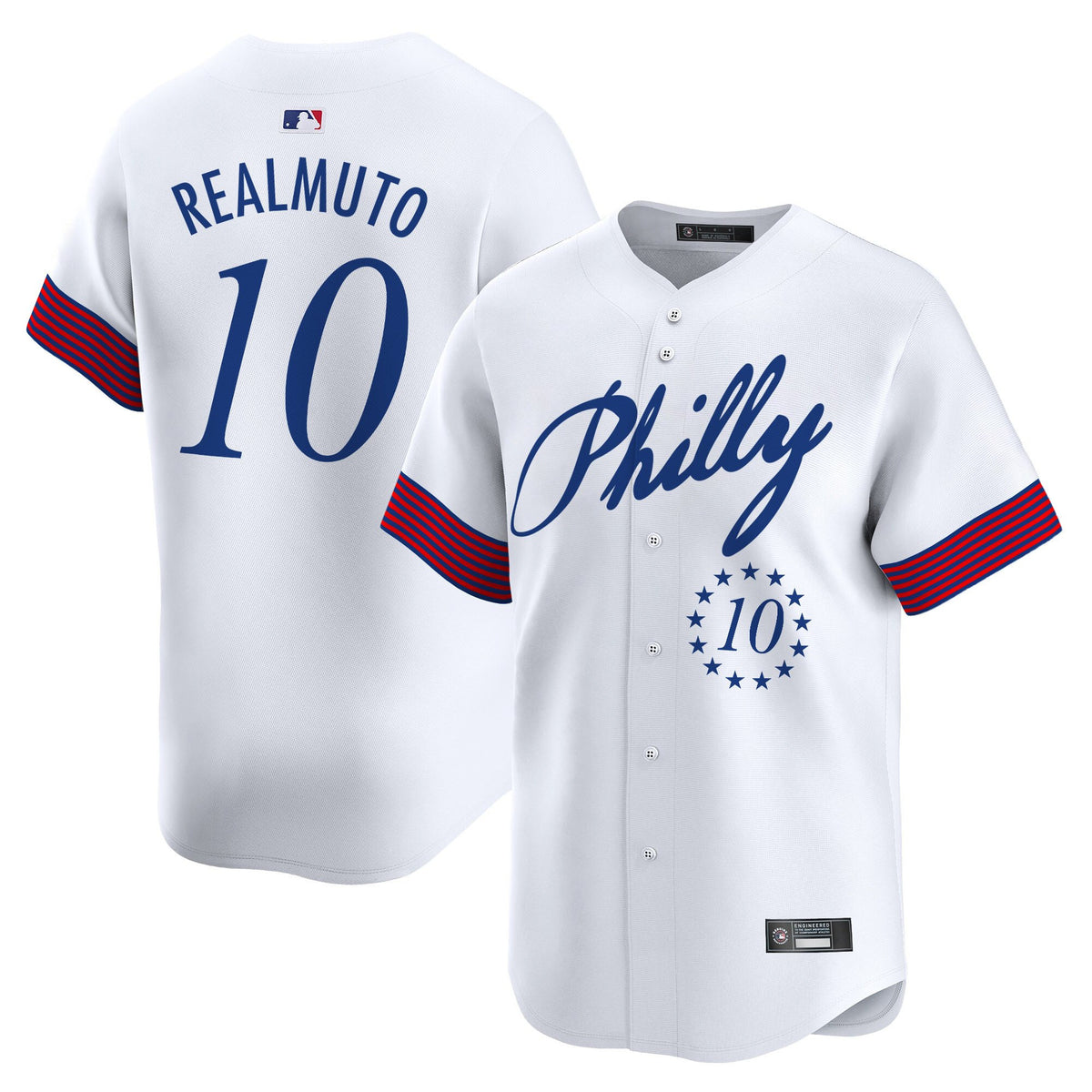 Men's Philadelphia Phillies 2025 Independence Day Vapor Premier Limited Jersey V2 - All Stitched