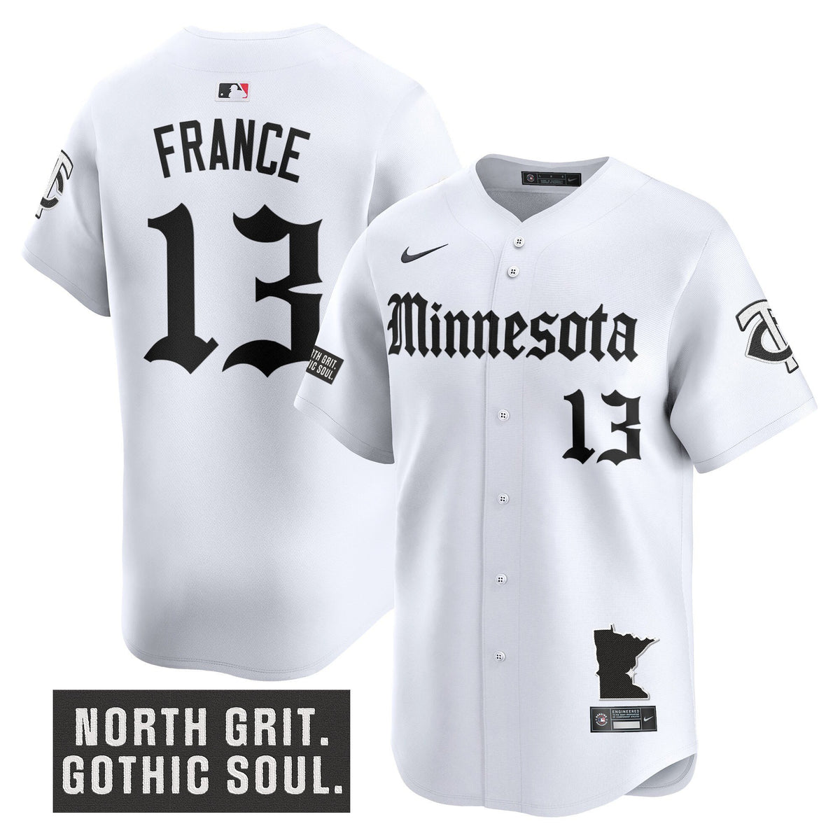 Men's Minnesota Twins 'Gothic North Edition' Vapor Premier Limited Jersey - All Stitched