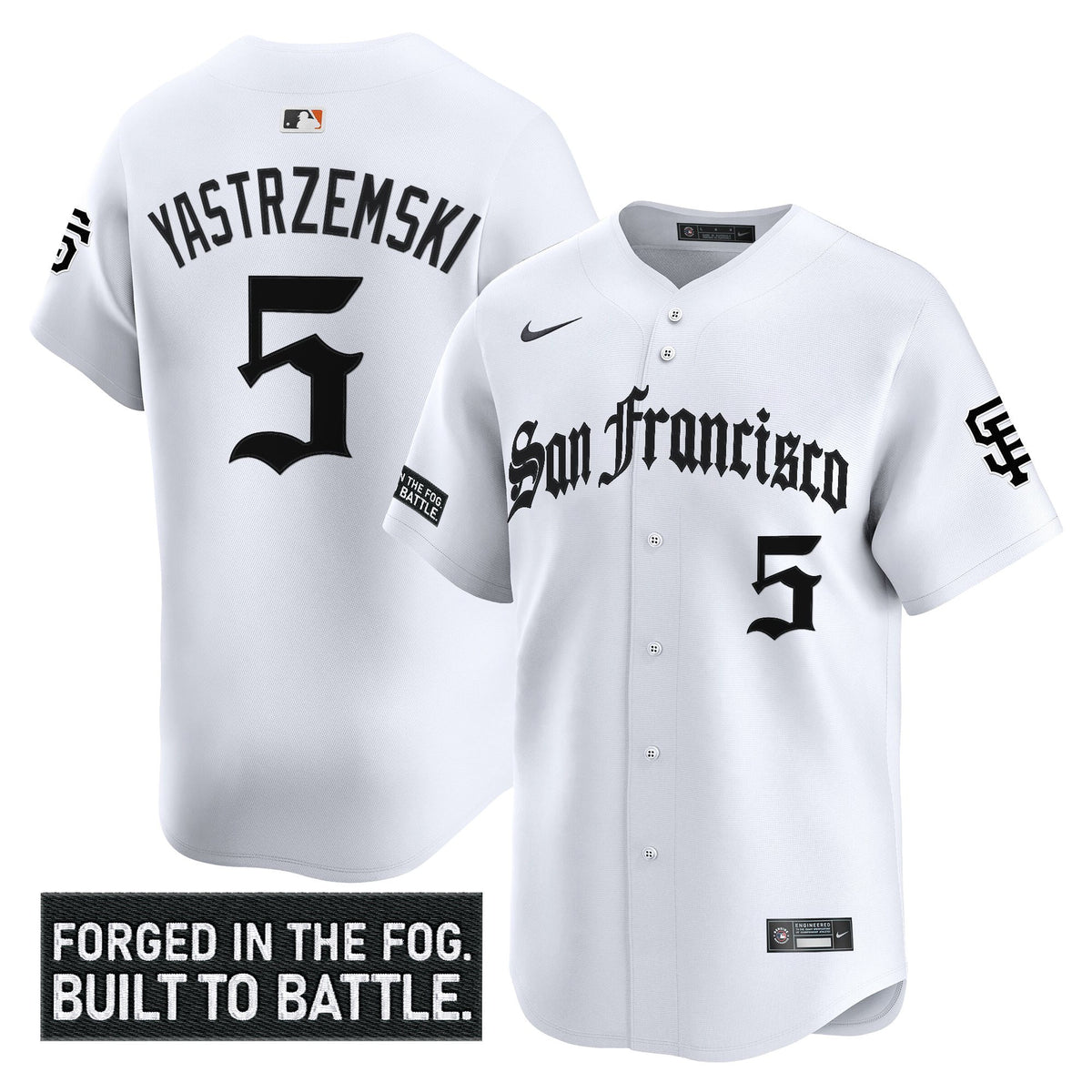 Men's San Francisco Giants 'Gothic Fog Edition' Vapor Premier Limited Jersey - All Stitched