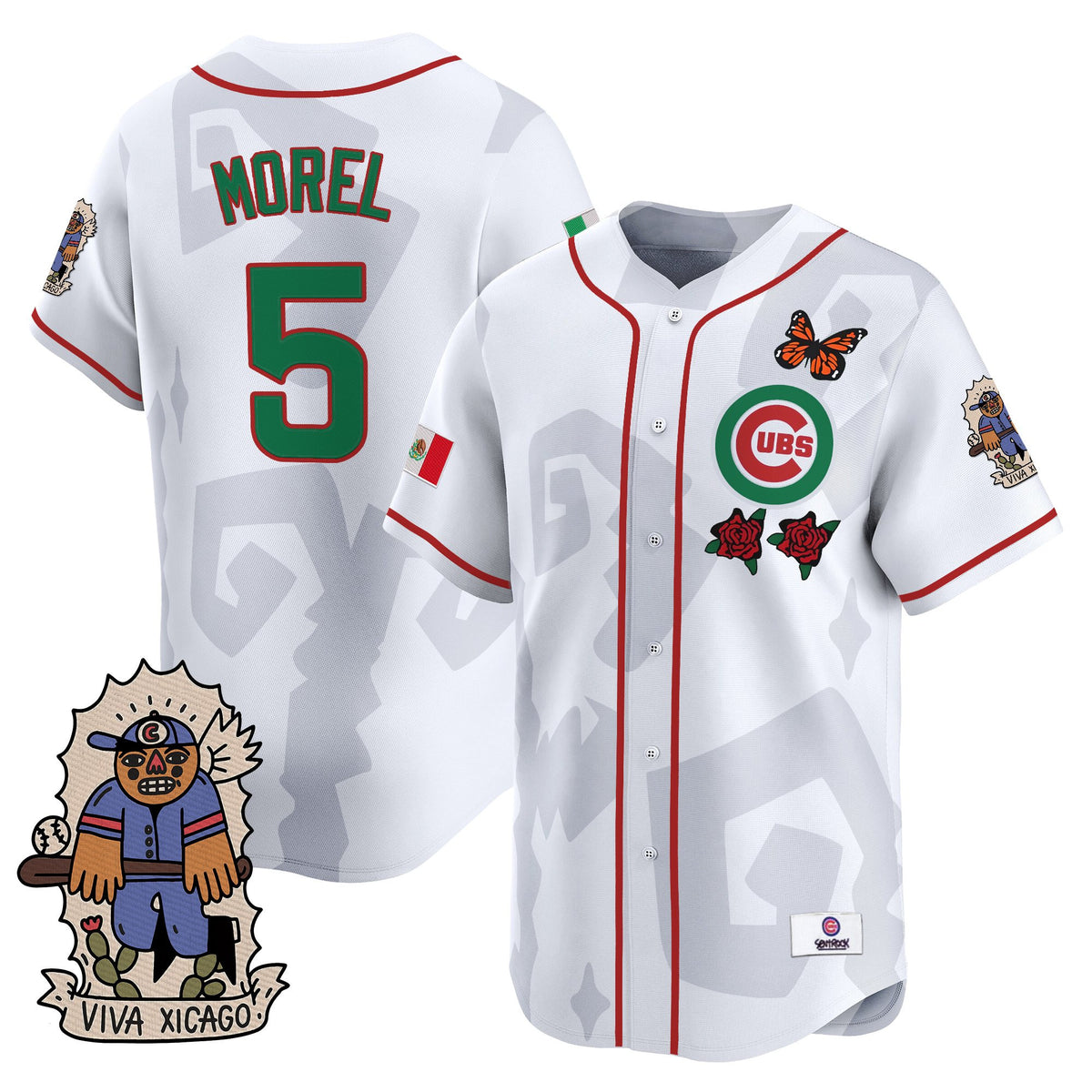 Men's 2025 Chicago Cubs Mexican Heritage Vapor Premier Limited Jersey - Stitched
