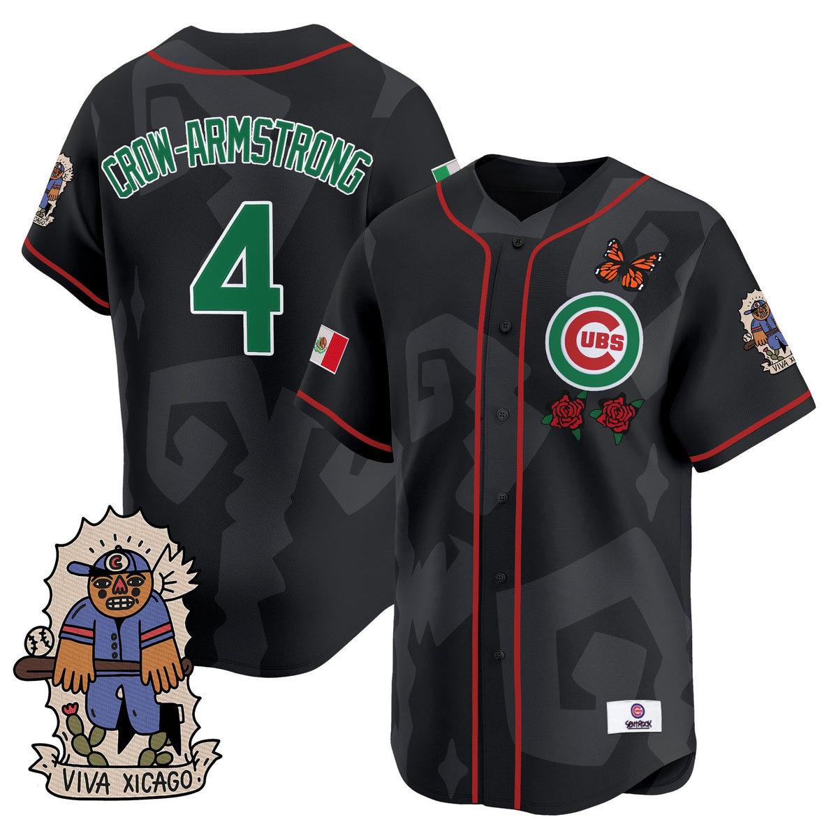 Men's 2025 Chicago Cubs Mexican Heritage Vapor Premier Limited Jersey - Stitched