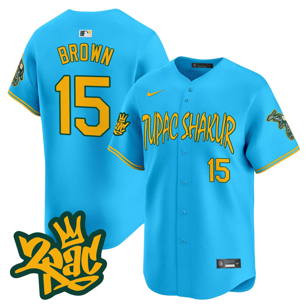 OAK Tupac Shakur Vapor Premier Limited Jersey - Stitched