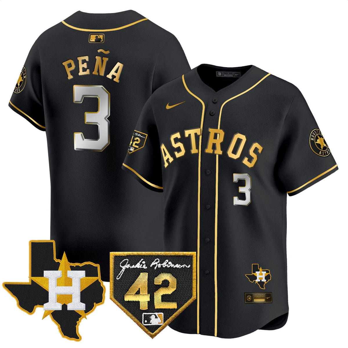 HAS 2024 Robinson & Texas Patch Vapor Premier Limited Jersey - All Stitched