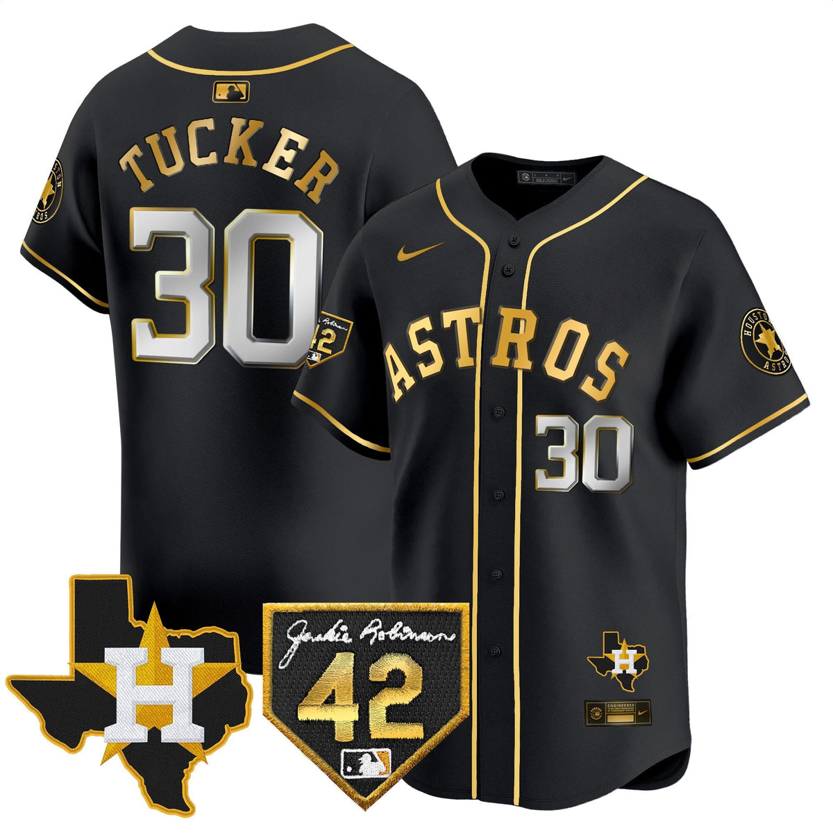 HAS 2024 Robinson & Texas Patch Vapor Premier Limited Jersey - All Stitched