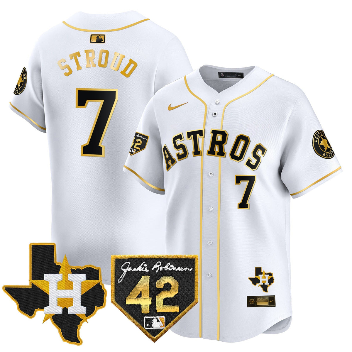 HAS 2024 Robinson & Texas Patch Vapor Premier Limited Jersey - All Stitched