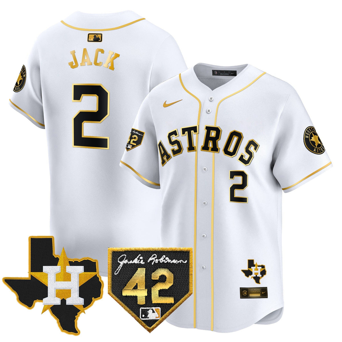 HAS 2024 Robinson & Texas Patch Vapor Premier Limited Jersey - All Stitched