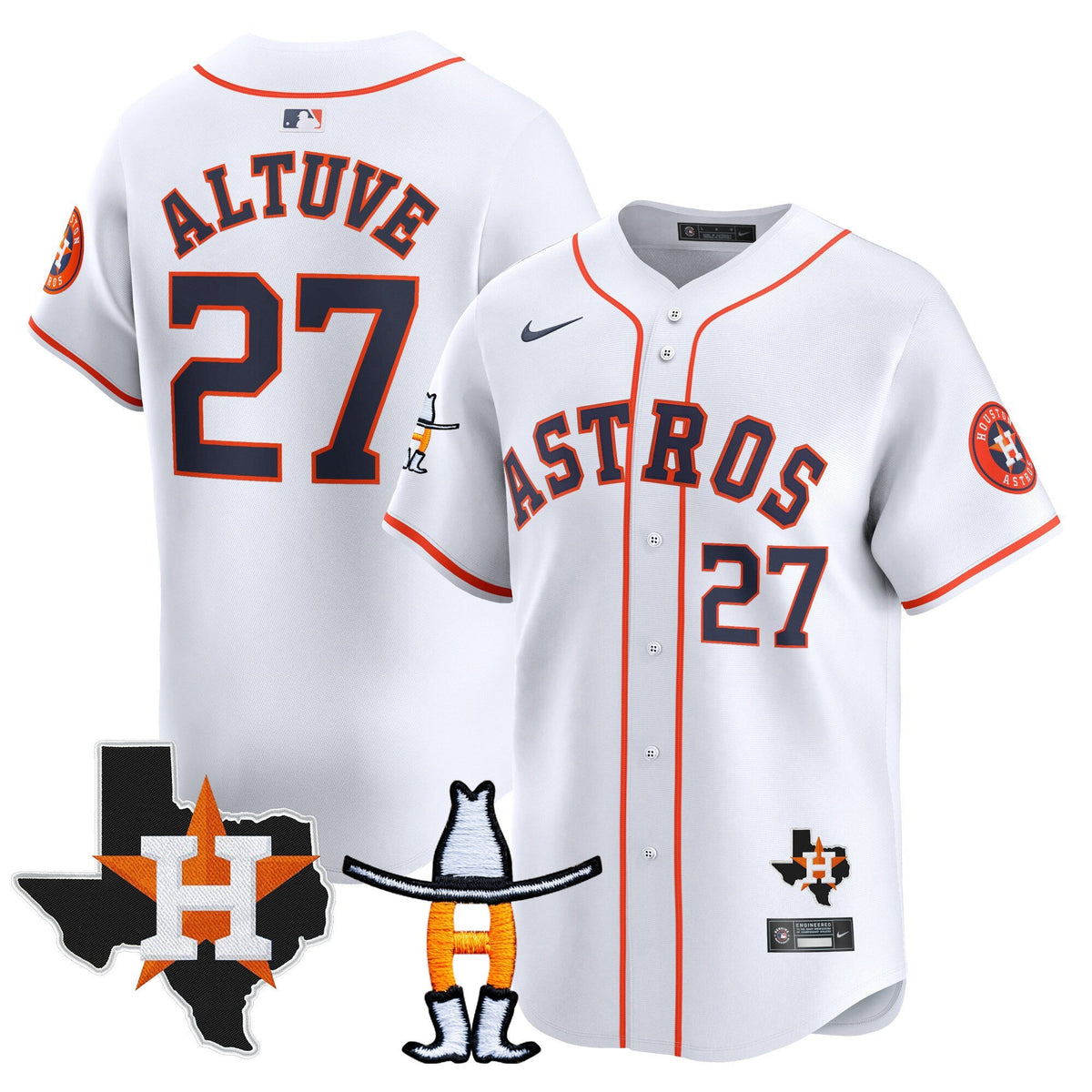 HAS Houston Rodeo Patch Vapor Premier Limited Jersey V2 - All Stitched