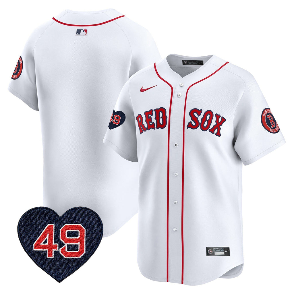 BOS Tim Wakefield Patch Vapor Premier Limited Jersey - All Stitched