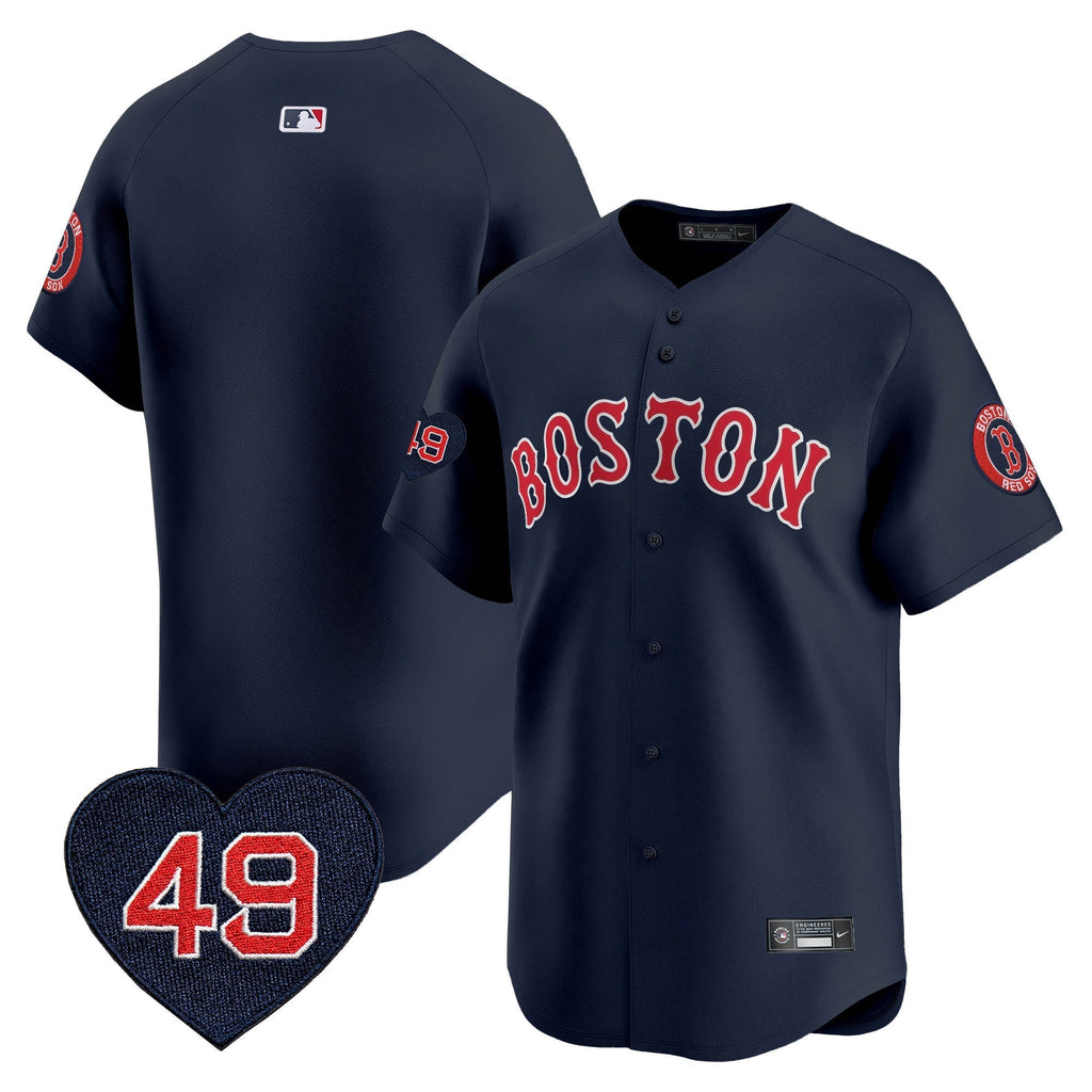 BOS Tim Wakefield Patch Vapor Premier Limited Jersey - All Stitched