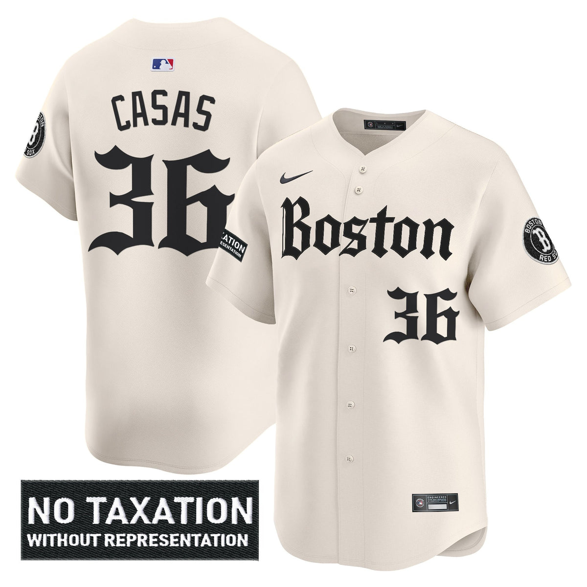 Men's Boston Red Sox 'Retro Newspaper Edition' Vapor Premier Limited Jersey - All Stitched