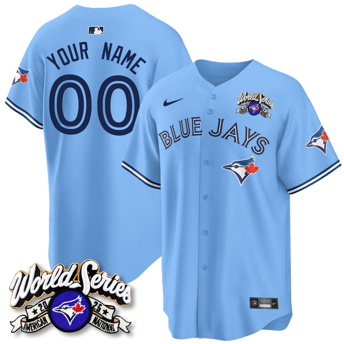 TOR 2025 American League Champions Jersey - All Stitched