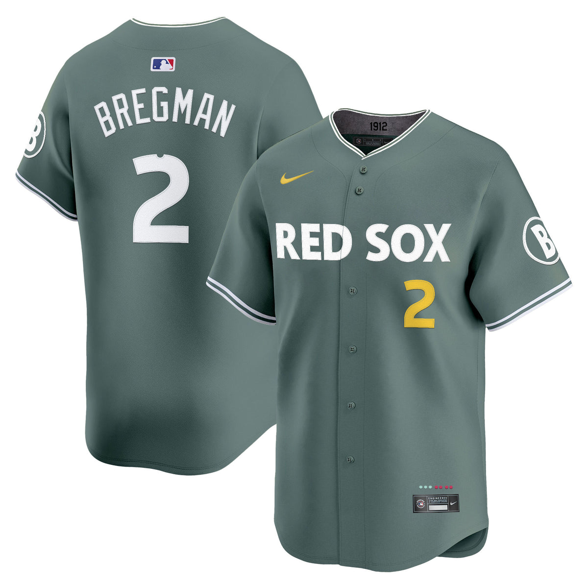 Boston Red Sox 2025 City Connect Vapor Premier Limited Jersey V2 - All Stitched