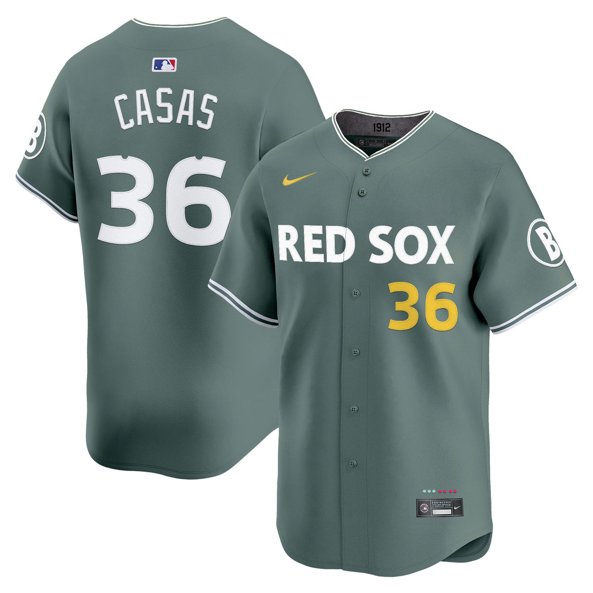 Boston Red Sox 2025 City Connect Vapor Premier Limited Jersey V2 - All Stitched