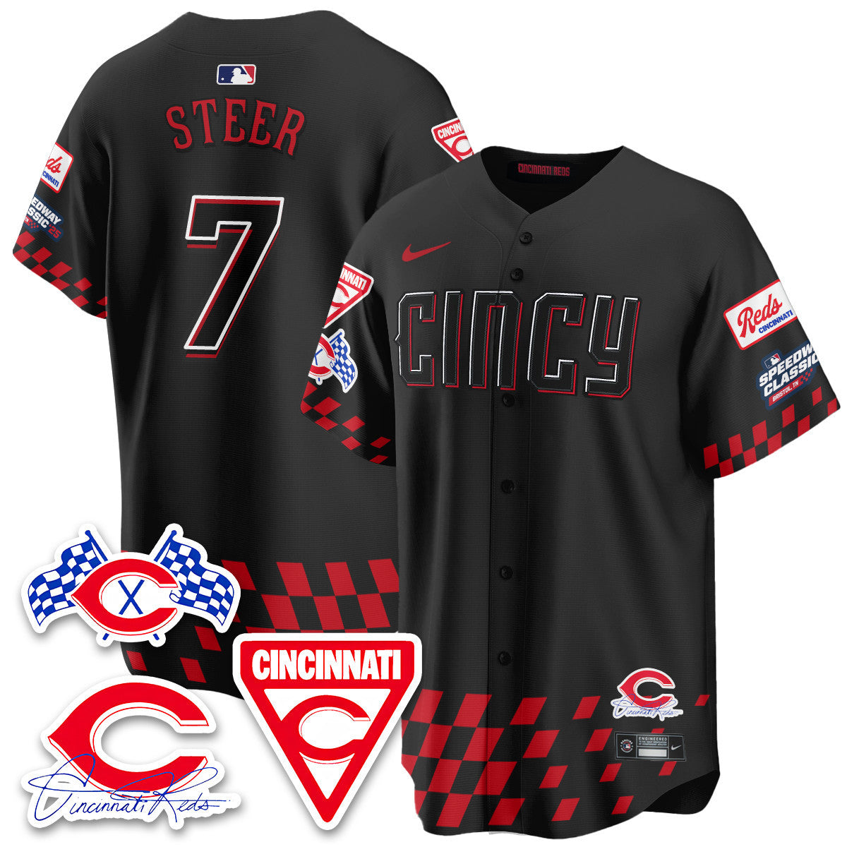 CIN 2025 Speedway Limited Jersey V2 - All Stitched