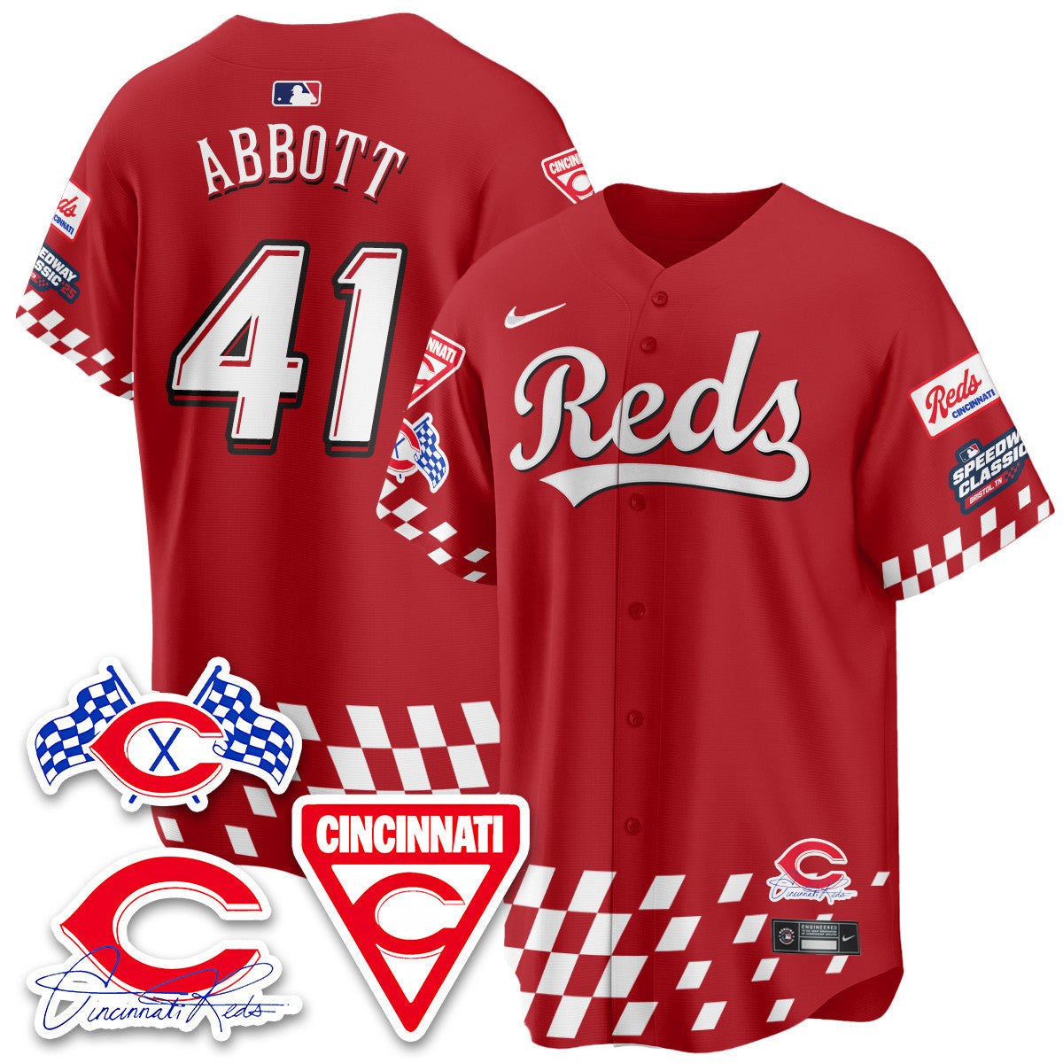 CIN 2025 Speedway Limited Jersey V2 - All Stitched