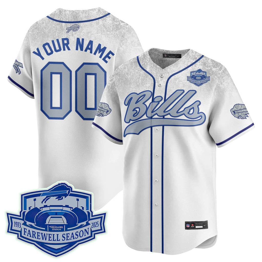 BUF 2025 Baseball Jersey All Stitched - Farewell to Highmark Stadium