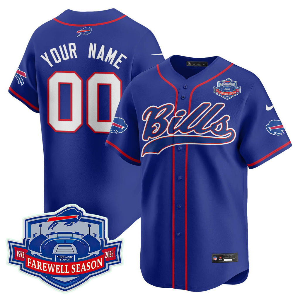 BUF 2025 Baseball Jersey All Stitched - Farewell to Highmark Stadium